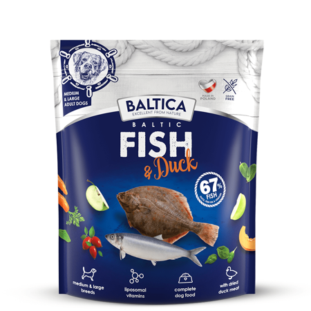 BALTICA Fish With Duck Średnie I Duże Rasy 1kg
